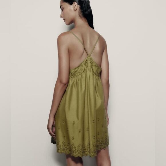 ZARA EMBROIDERED CHEMISE - Picture 5 of 9